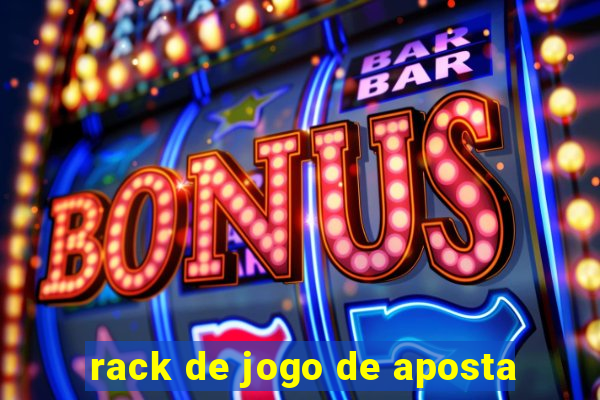 rack de jogo de aposta